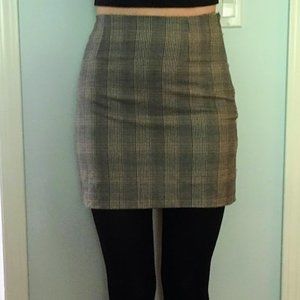 Plaid miniskirt